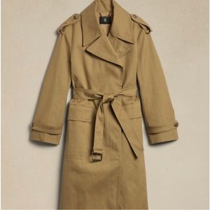 Banana Republic Timeless Trench Coat in British Khaki